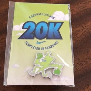 NIKE 20K LIMITED EDITION PIN Running Completed In February!New! Nike Run…